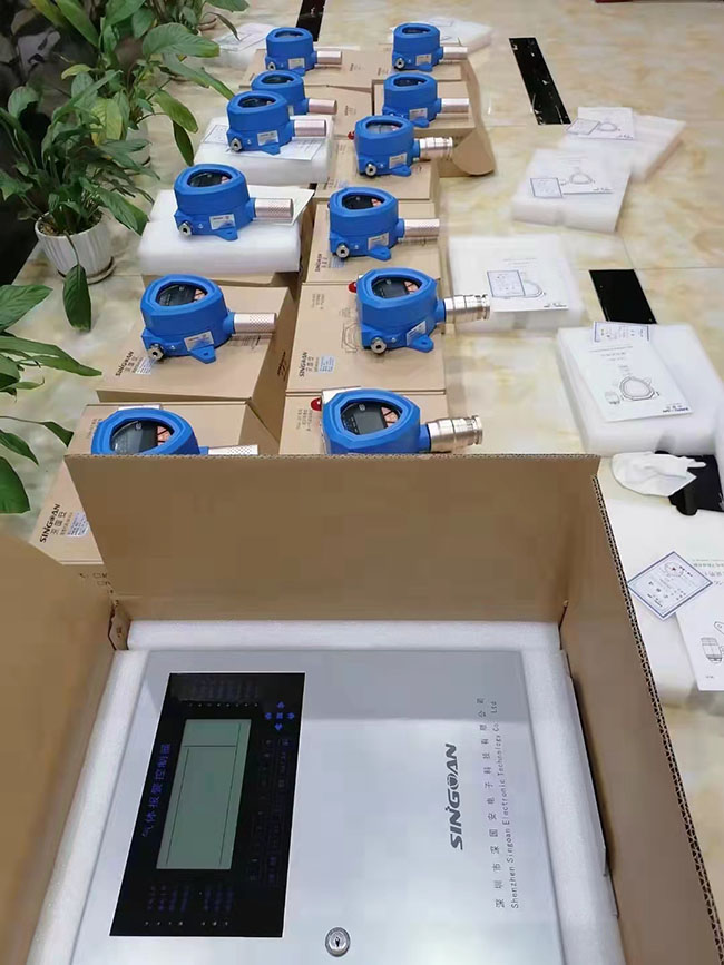 深國安氫氣檢測儀出貨實(shí)拍