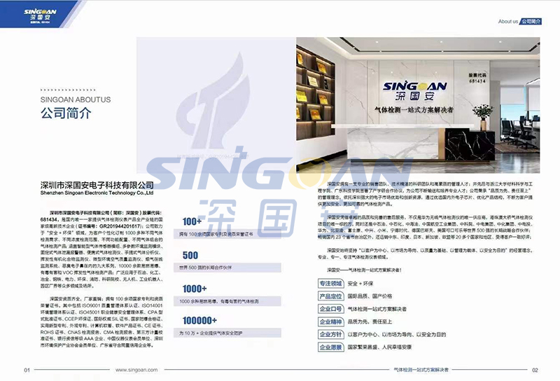 深國(guó)安2022氣體檢測(cè)儀新版畫(huà)冊(cè)