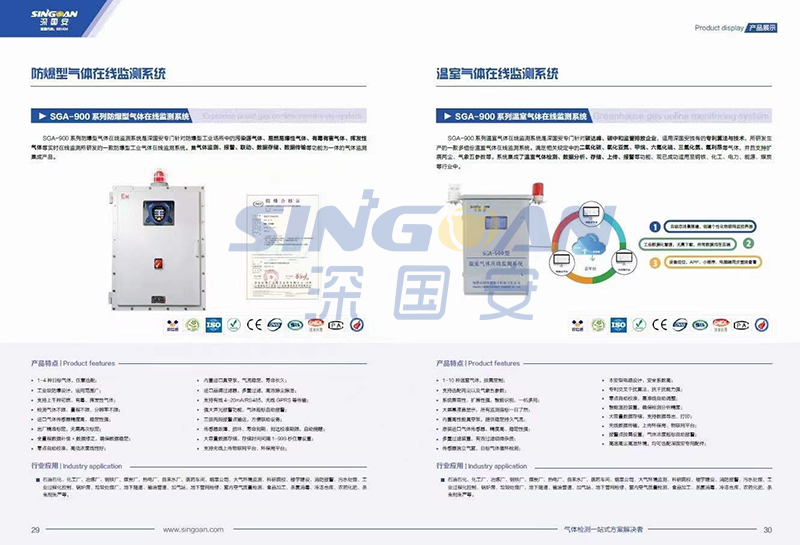 深國(guó)安2022氣體檢測(cè)儀新版畫(huà)冊(cè)